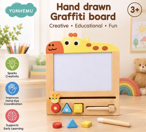 Kids magnetic drawing board - magnetic,